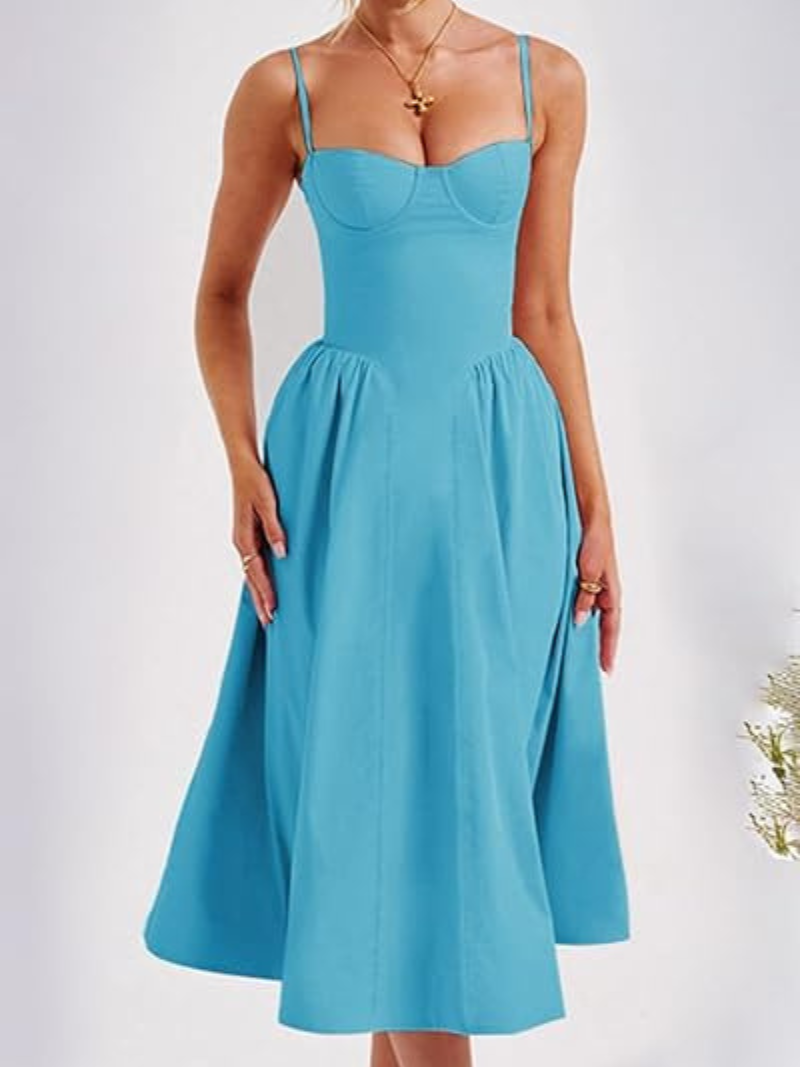 Robe Sexy Dos Nu Cintrée