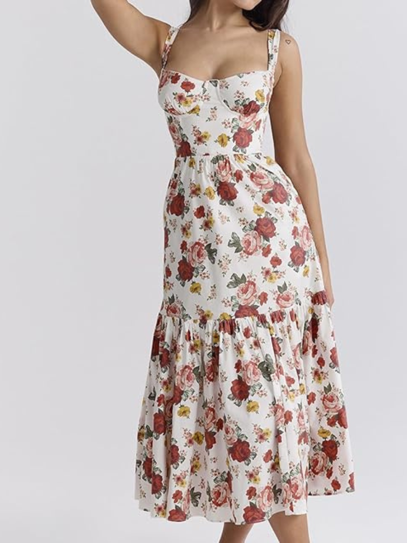 Robe Élégance Sans Manches Femme