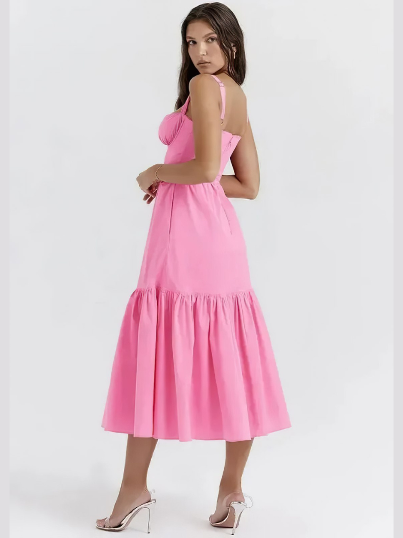 Robe Élégance Sans Manches Femme