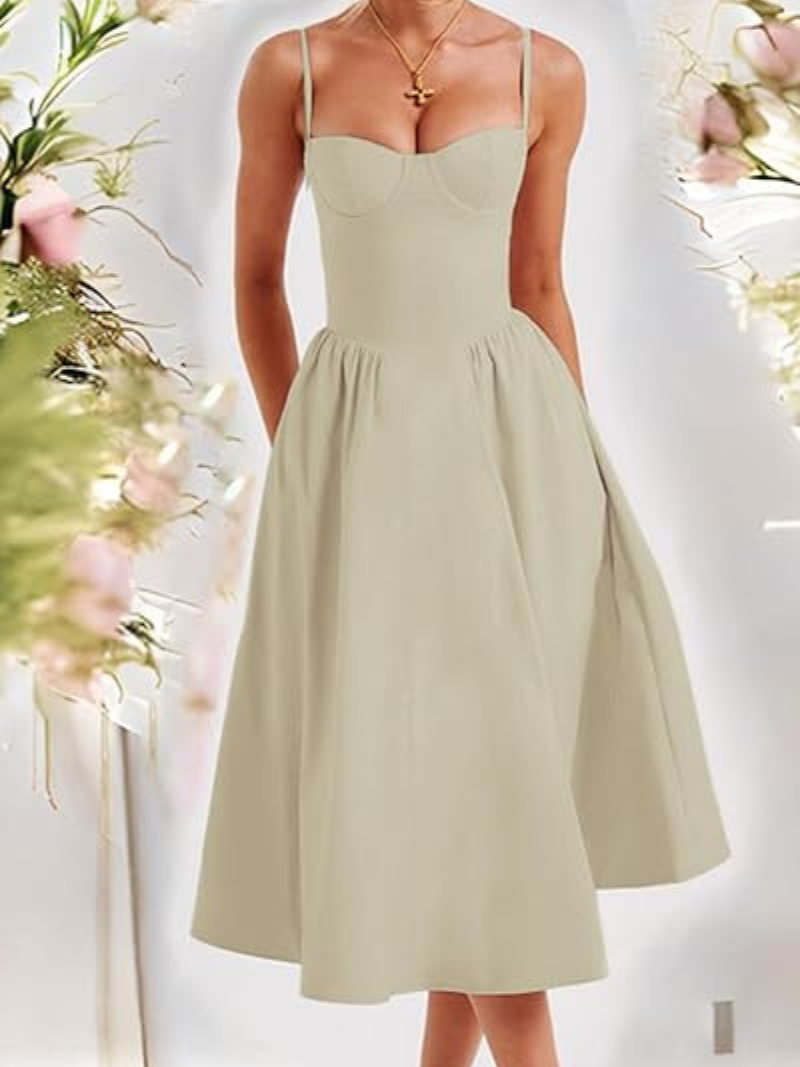 Robe Sexy Dos Nu Cintrée