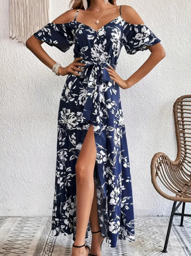 Robe Longue d’Été Femme à Bretelles