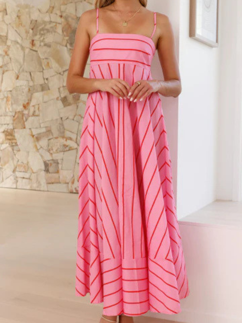 Robe Longue Bohème à Bretelles