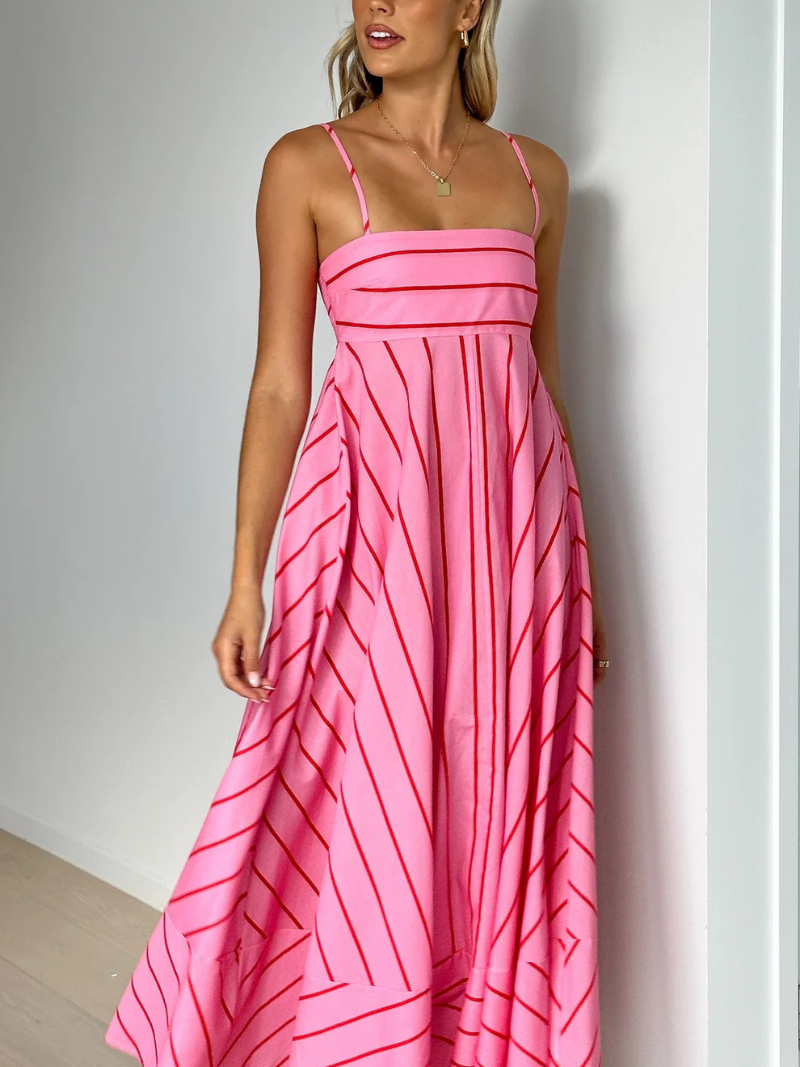 Robe Longue Bohème à Bretelles