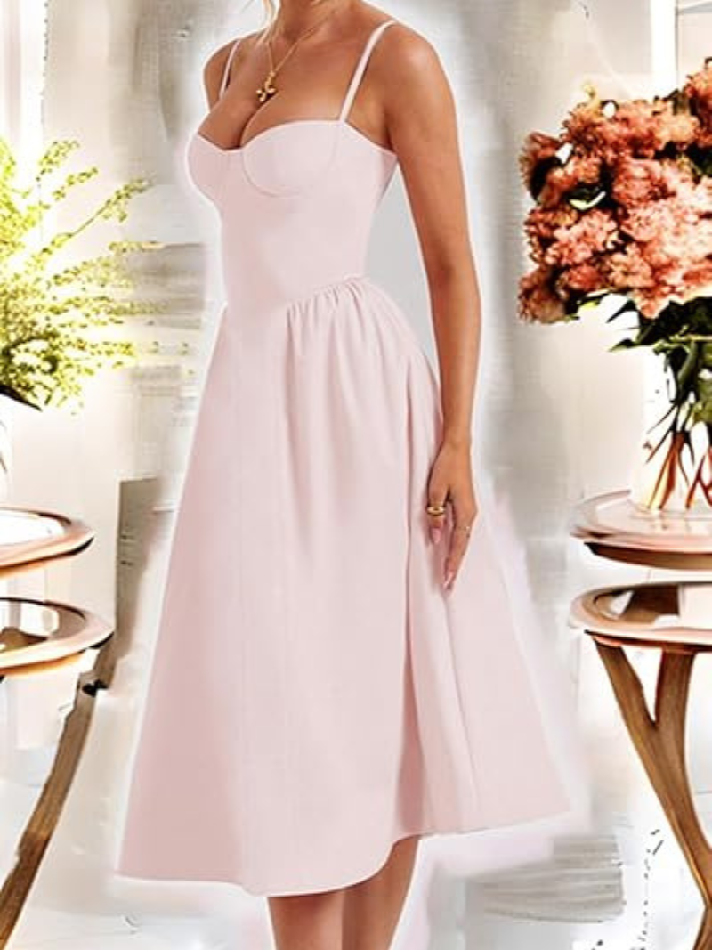 Robe Sexy Dos Nu Cintrée