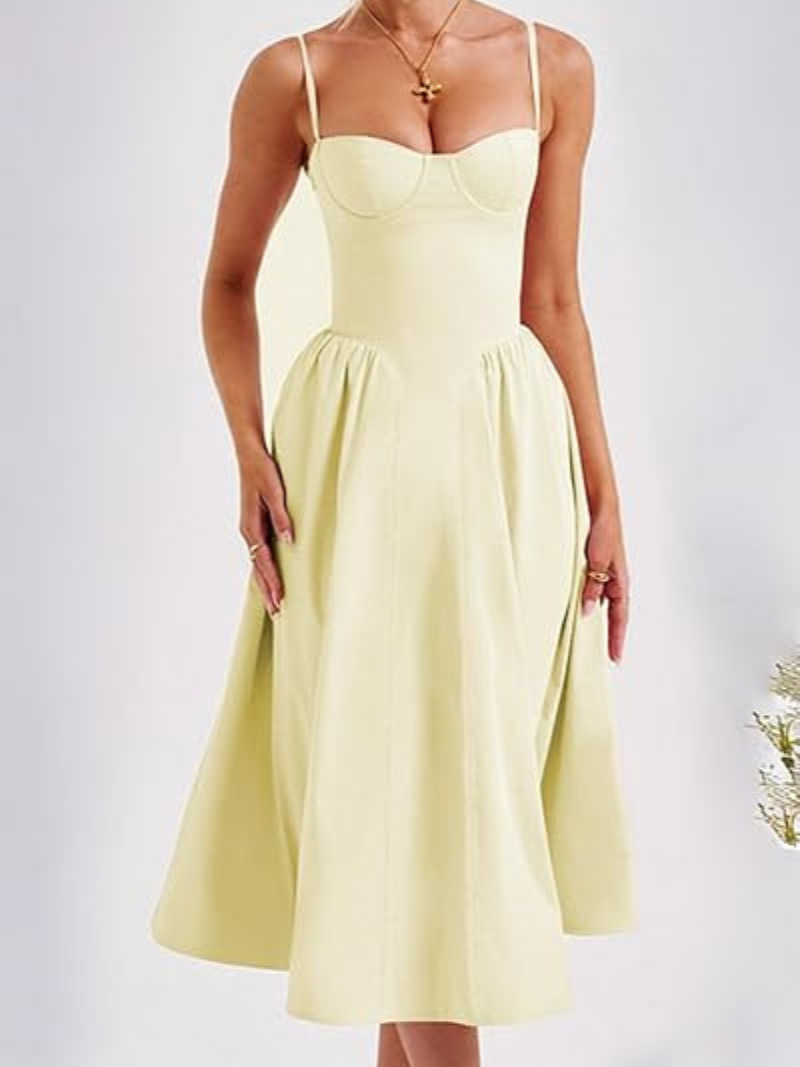 Robe Sexy Dos Nu Cintrée