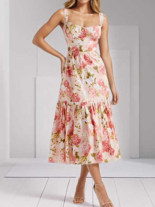 Robe Élégance Sans Manches Femme