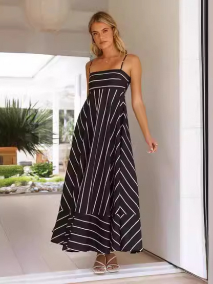 Robe Longue Bohème à Bretelles