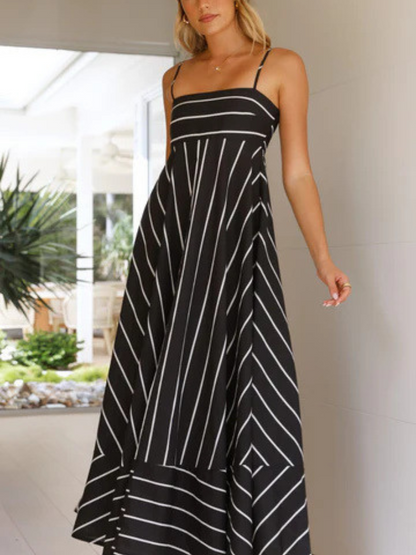 Robe Longue Bohème à Bretelles