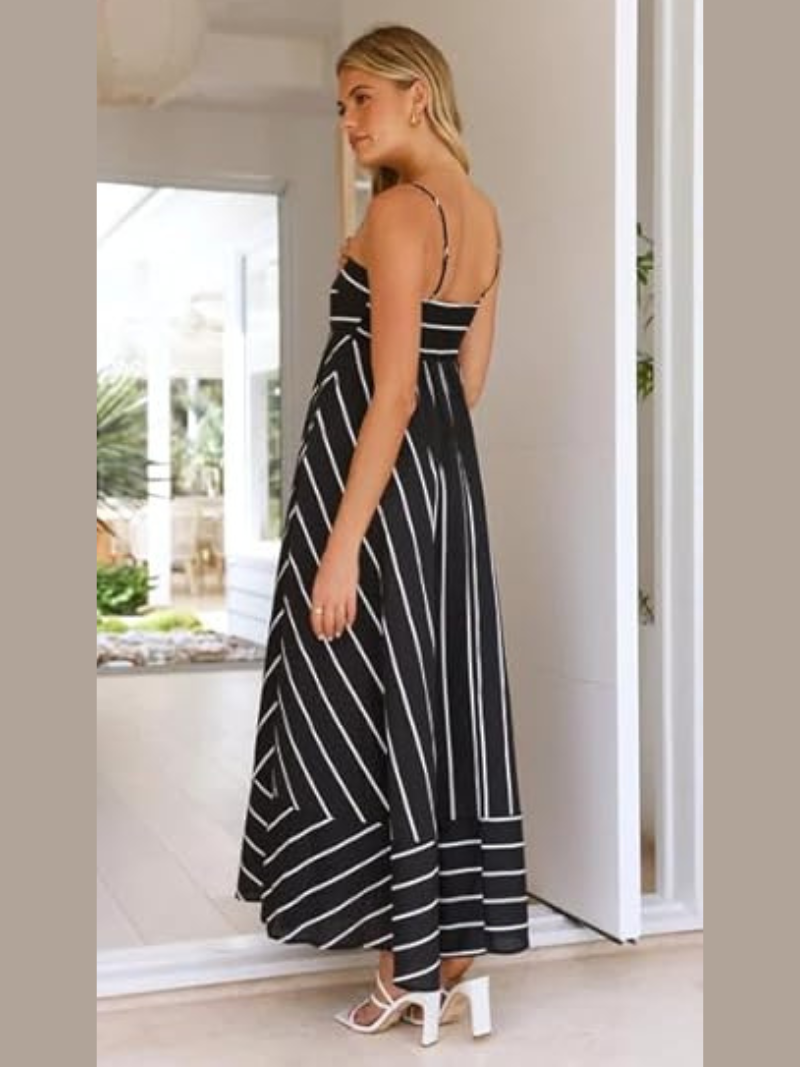 Robe Longue Bohème à Bretelles