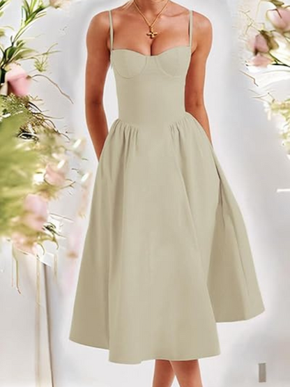 Robe Sexy Dos Nu Cintrée
