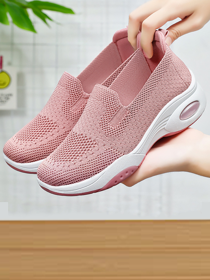 Baskets Slip-On Femme Plateforme Confort