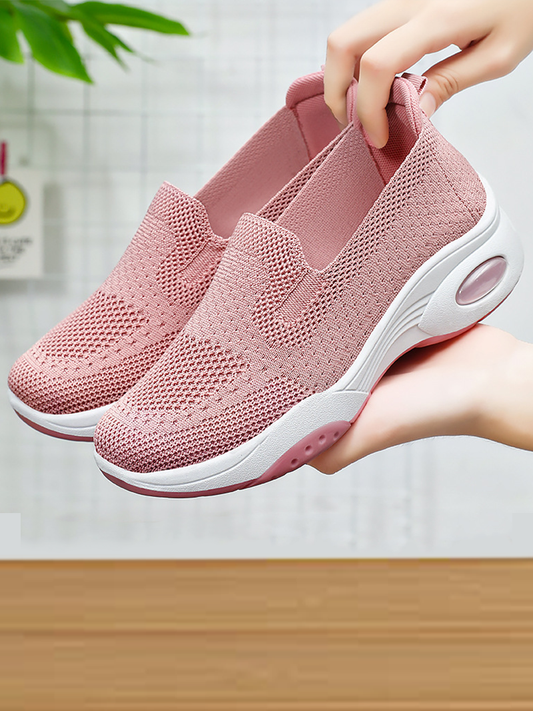 Baskets Slip-On Femme Plateforme Confort