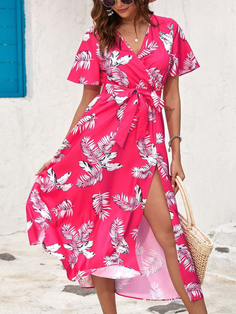 Robe Midi Fleurie d'Été