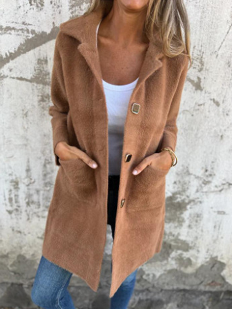 Manteau long chic et confortable