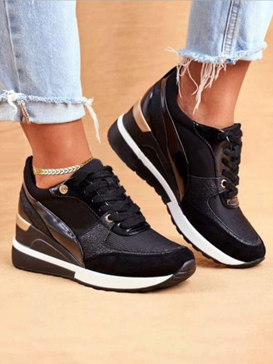 Baskets Femme Compensées Confort