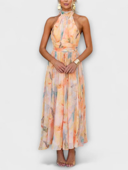 Robe Dos Nu Imprimée – Style Vacances