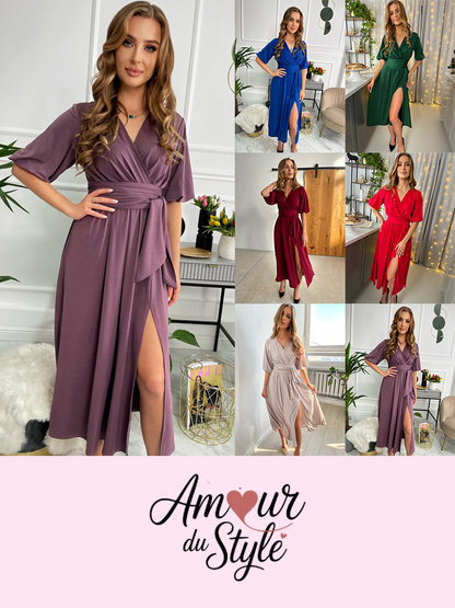 Robe Chic à Manches Bouffantes