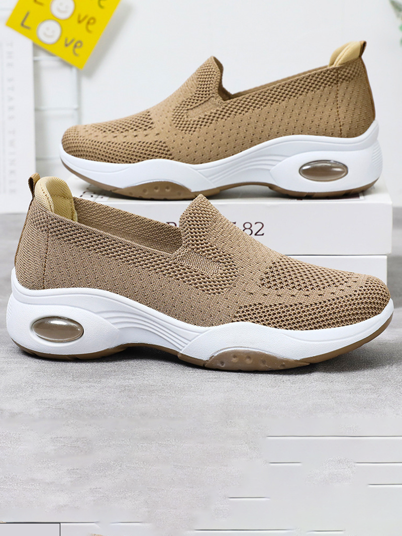 Baskets Slip-On Femme Plateforme Confort