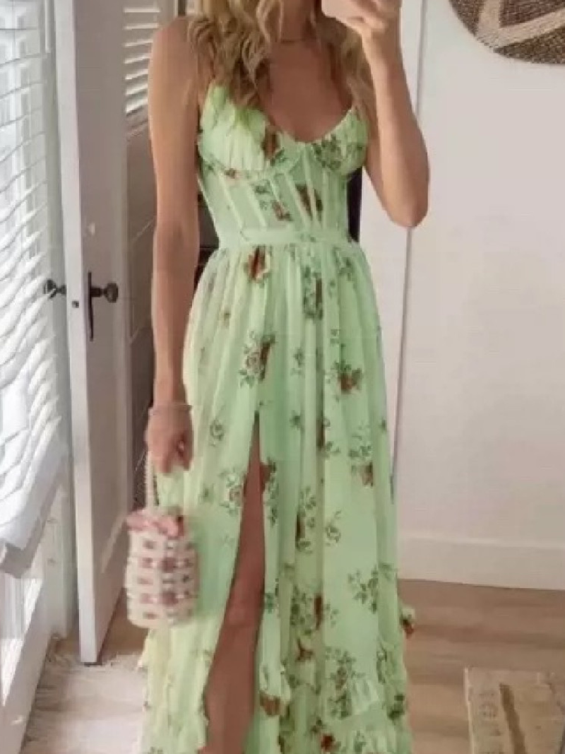 Robe Imprimée Décontractée Femme