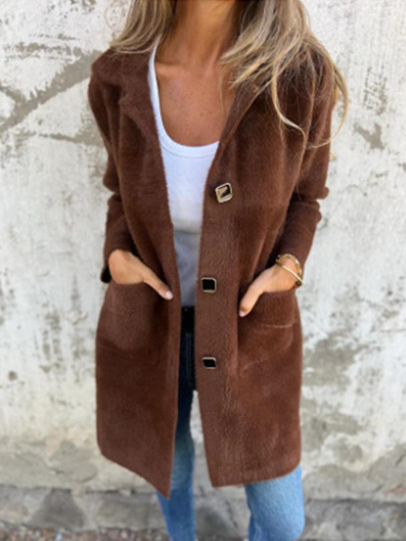 Manteau long chic et confortable