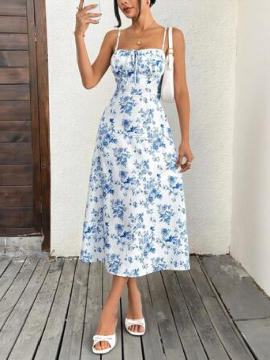 Robe Corset Élégante Mi-longue
