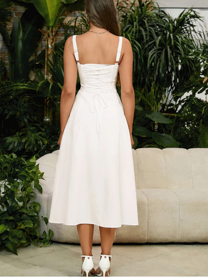 Robe Corset Élégante Mi-longue