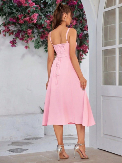 Robe Corset Élégante Mi-longue