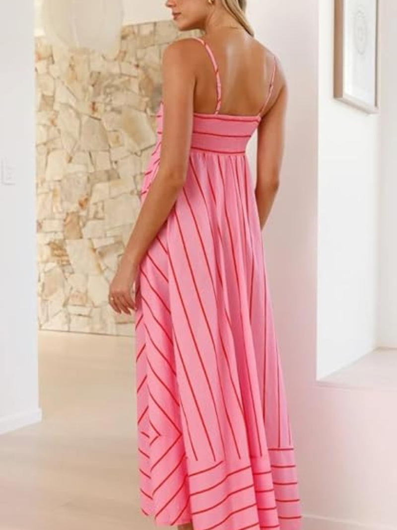 Robe Longue Bohème à Bretelles