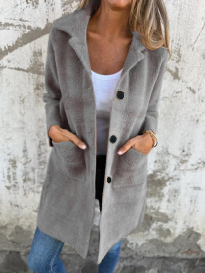 Manteau long chic et confortable
