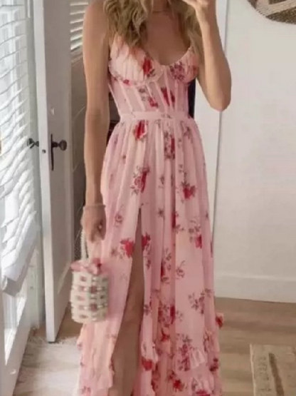 Robe Imprimée Décontractée Femme