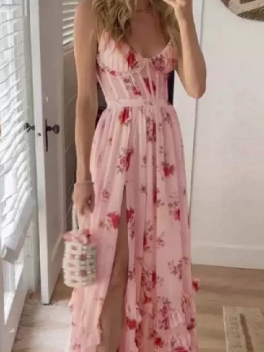 Robe Imprimée Décontractée Femme