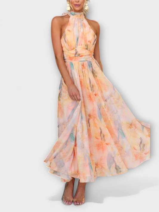 Robe Dos Nu Imprimée – Style Vacances