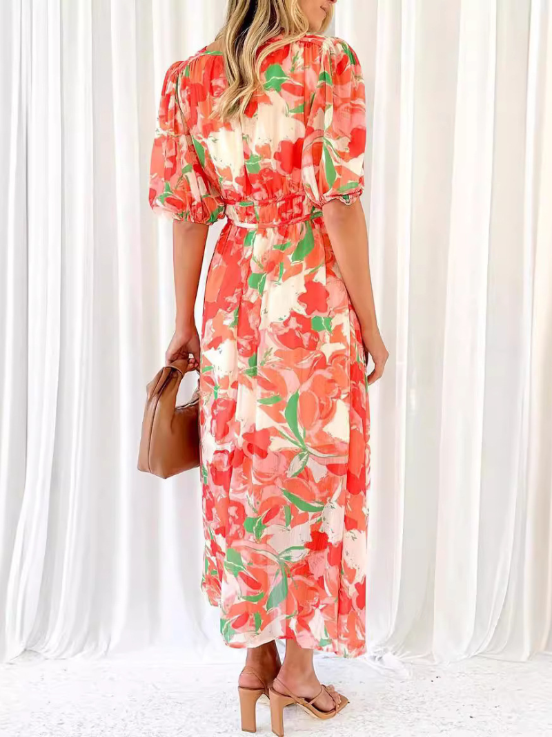 Robe Bohème Fleurie Femme