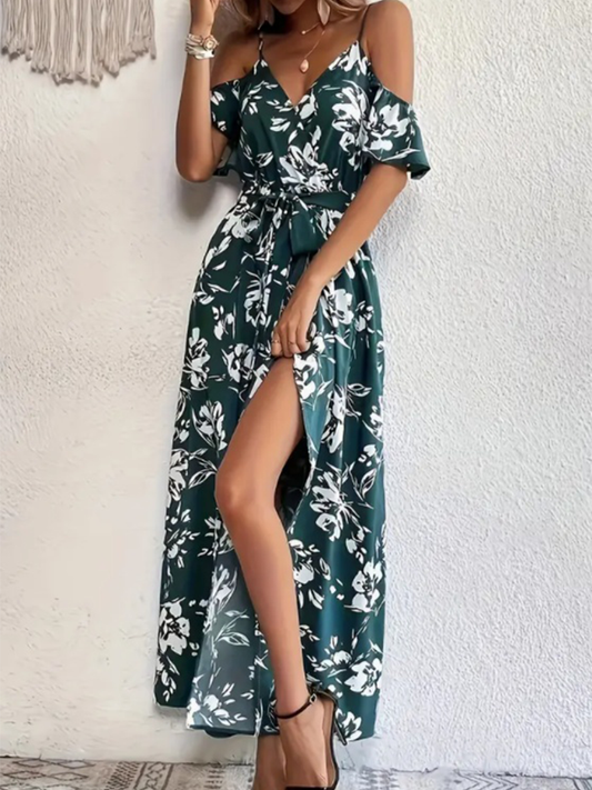 Robe Longue d’Été Femme à Bretelles