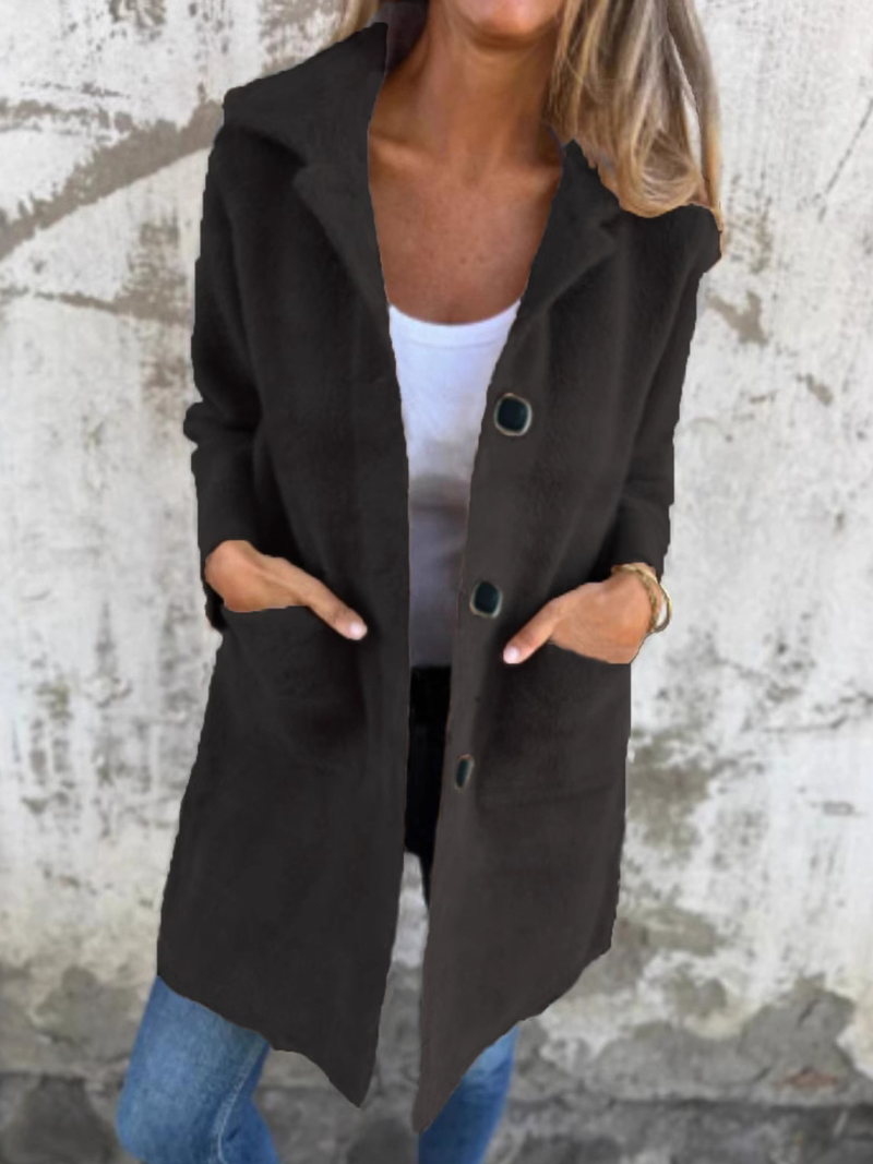 Manteau long chic et confortable