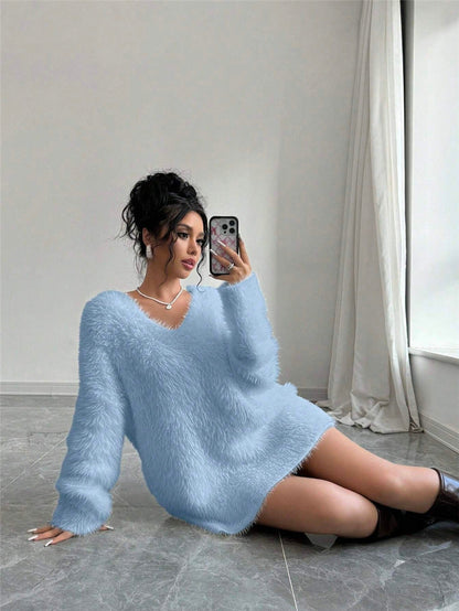 Pull En Maille A Col V