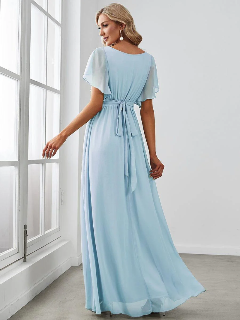 Robe Demoiselle d’Honneur Taille Haute