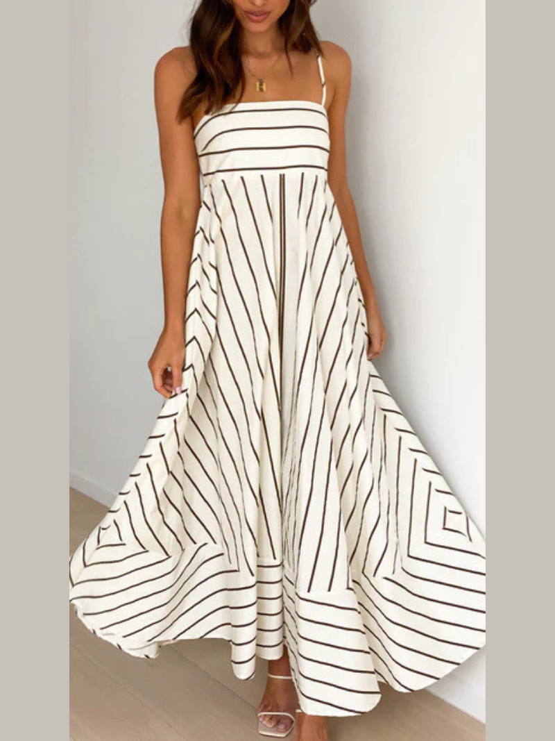 Robe Longue Bohème à Bretelles