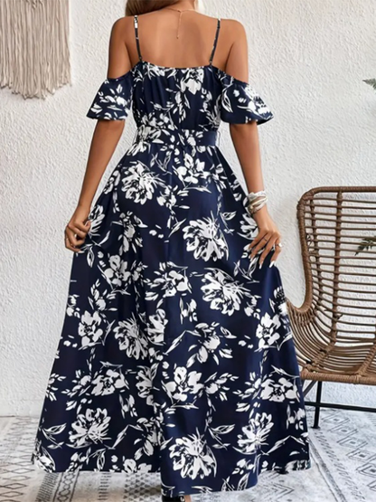 Robe Longue d’Été Femme à Bretelles
