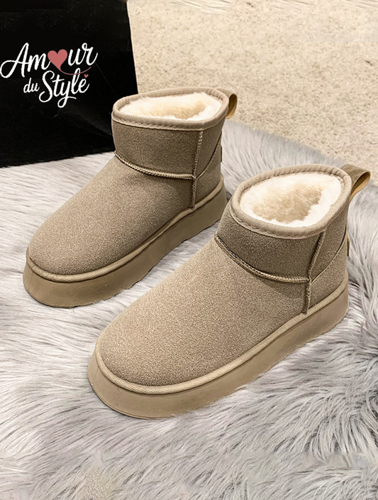 Bottines Hiver Chaudes Femme