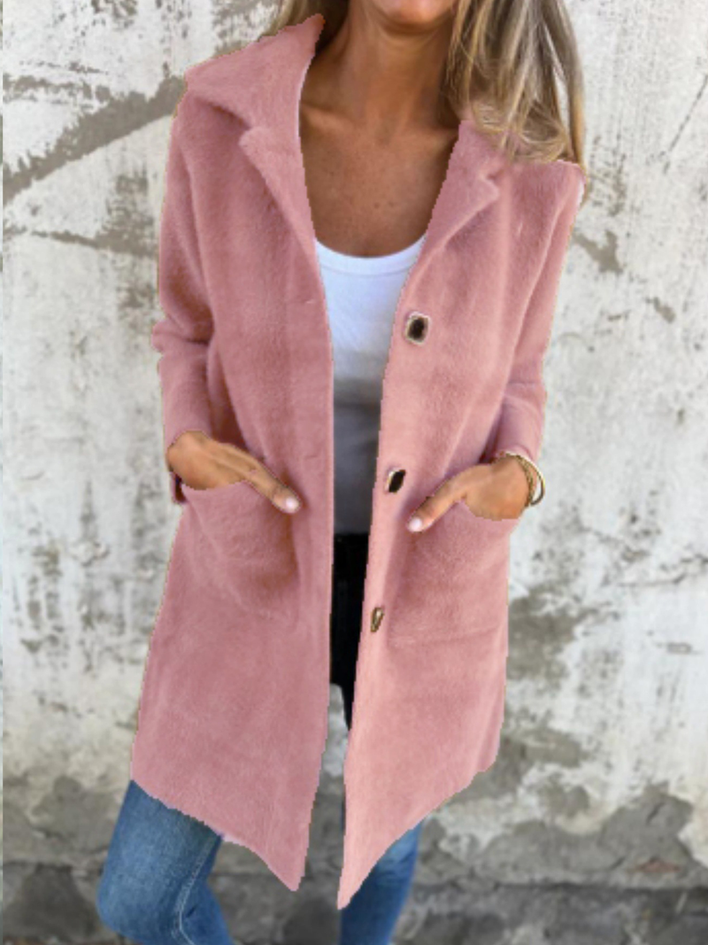 Manteau long chic et confortable