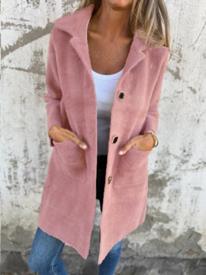 Manteau long chic et confortable