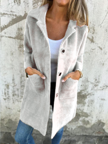 Manteau long chic et confortable