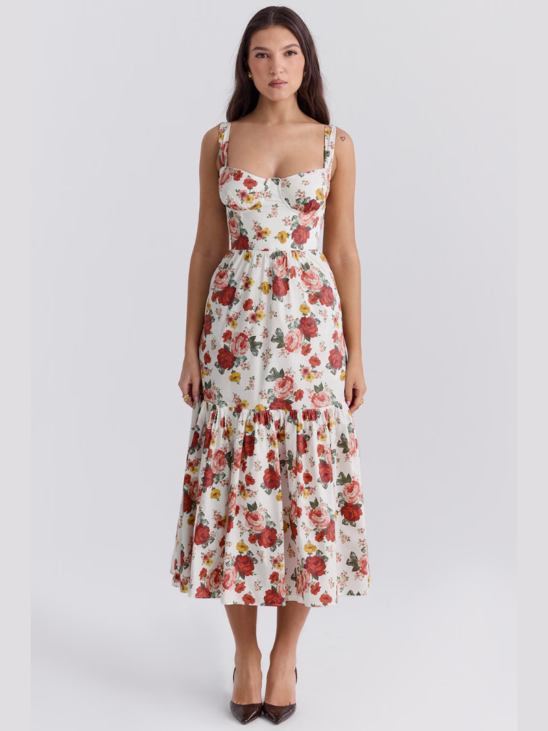 Robe Élégance Sans Manches Femme