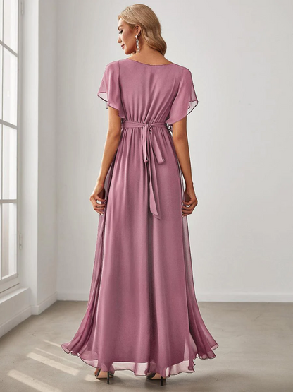 Robe Demoiselle d’Honneur Taille Haute